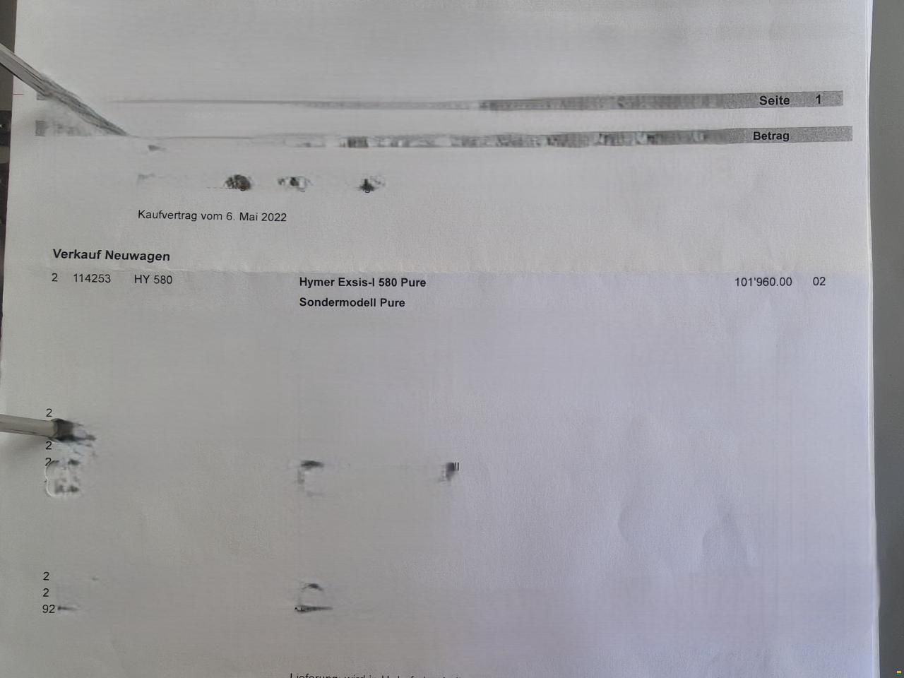 Hymer Exis I 580 Pure