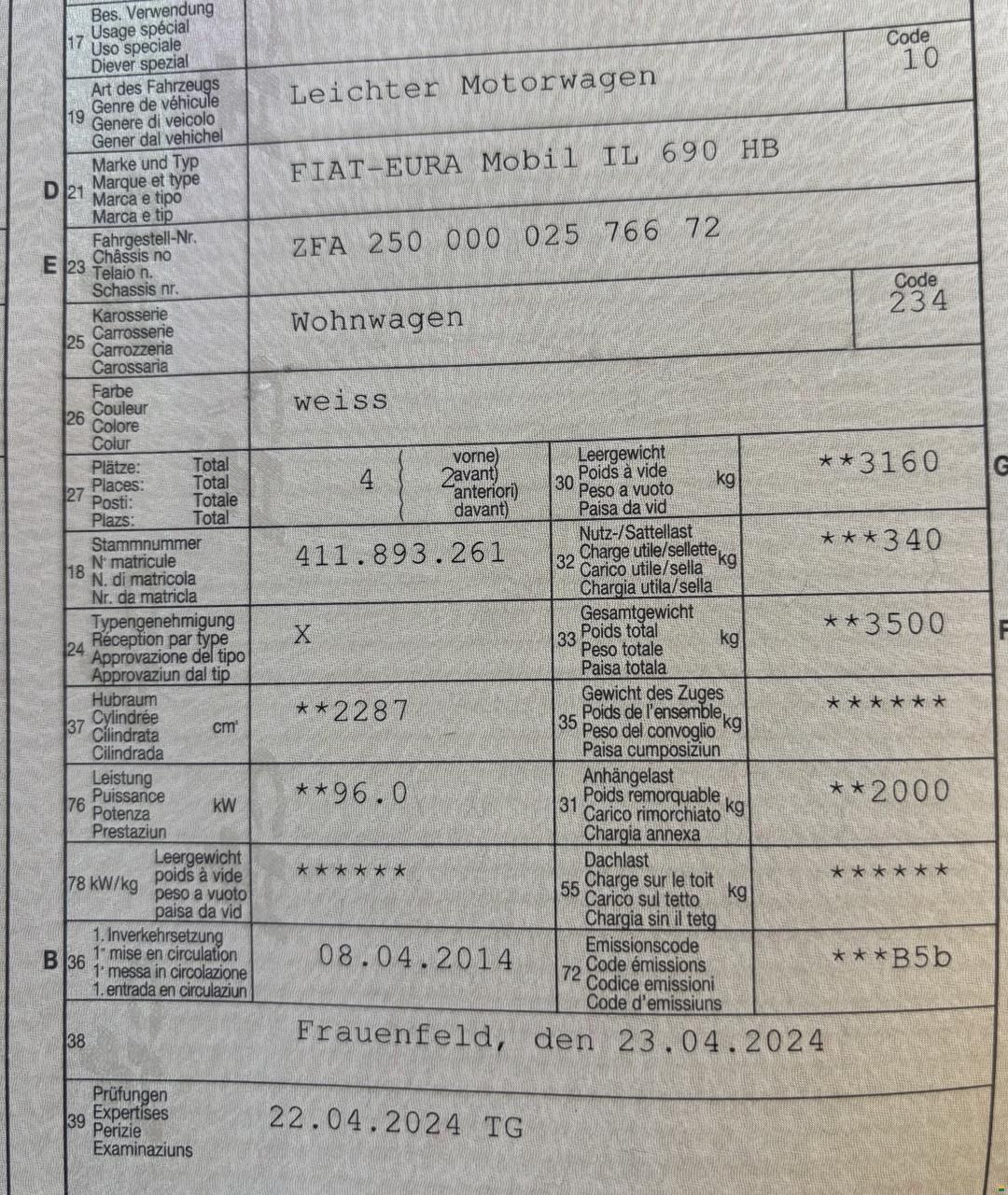 Eura Mobil IL 690 HB