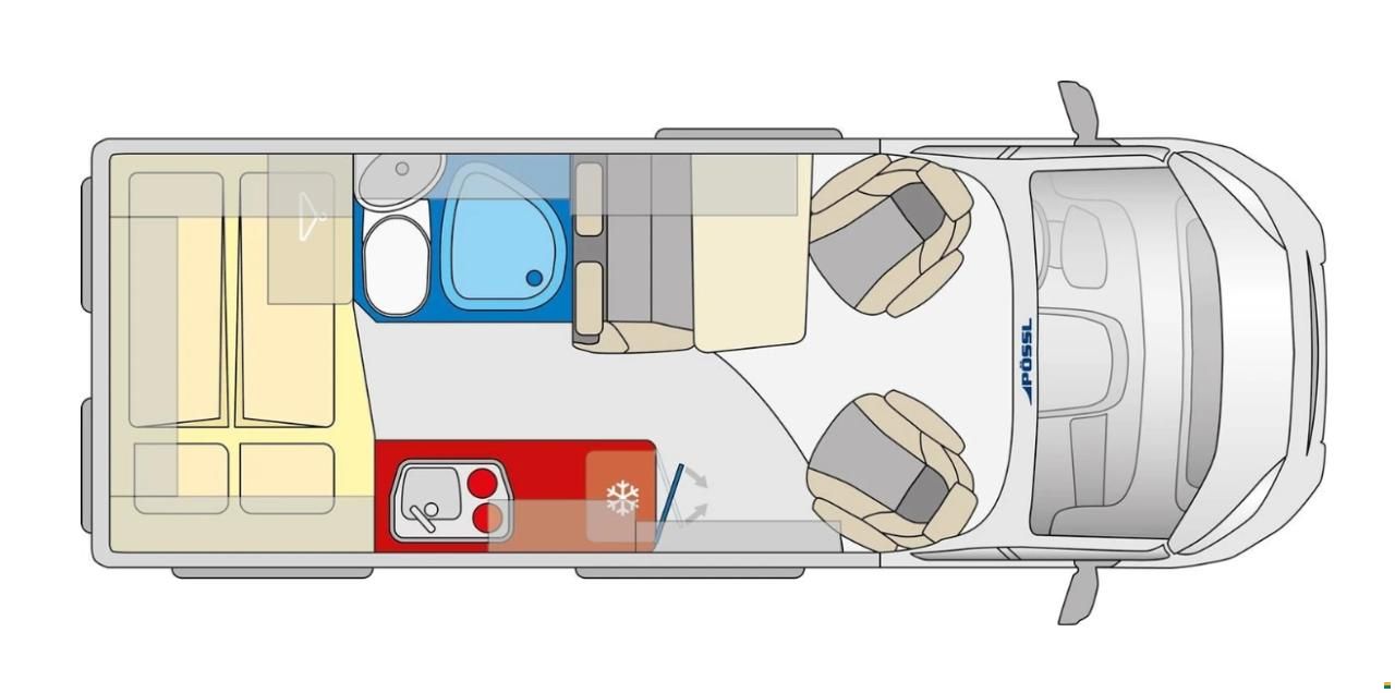 Pössl 2 WIN S PLUS mit Aufstelldach
