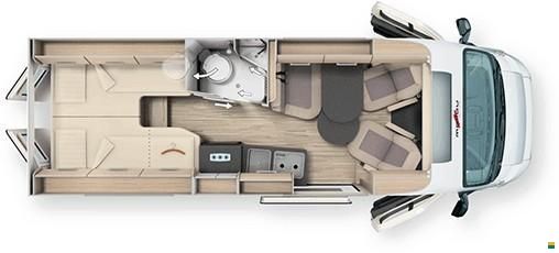 Malibu Van diversity 640 LE K coupé Aufstelldach