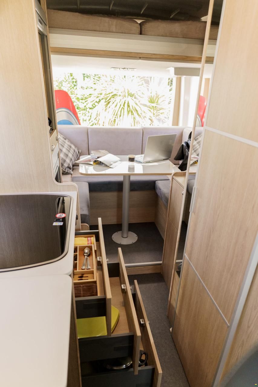 Bunkervan Transit 4x4 Forested