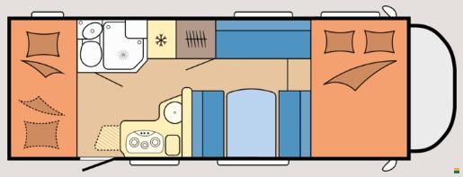 Hobby Optima A65 KM Ontour Alkoven