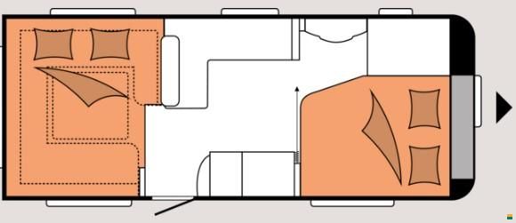 Hobby 560 CFe Excellent