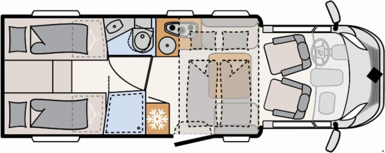 Dethleffs Trend T 7057 EBL