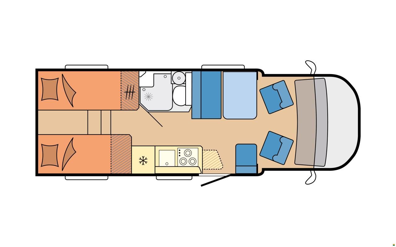Hobby Optima de Luxe T65 GE