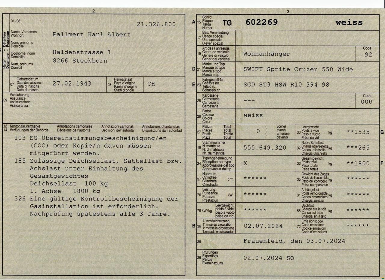 SPRITE CRUZER SR 550 SR