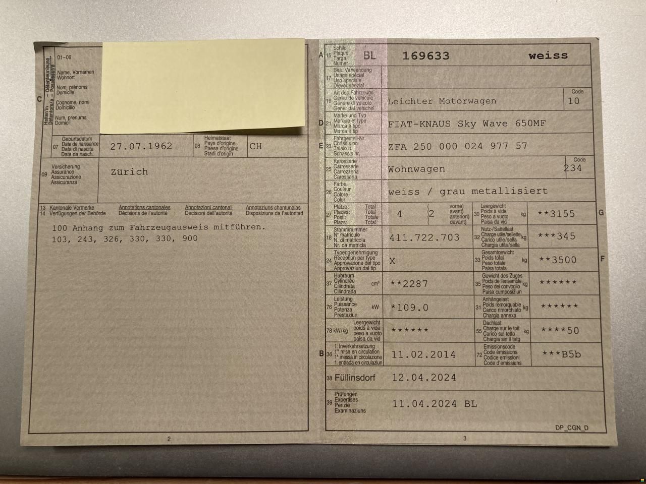 Knaus Sky Wave 650 MF Celebration