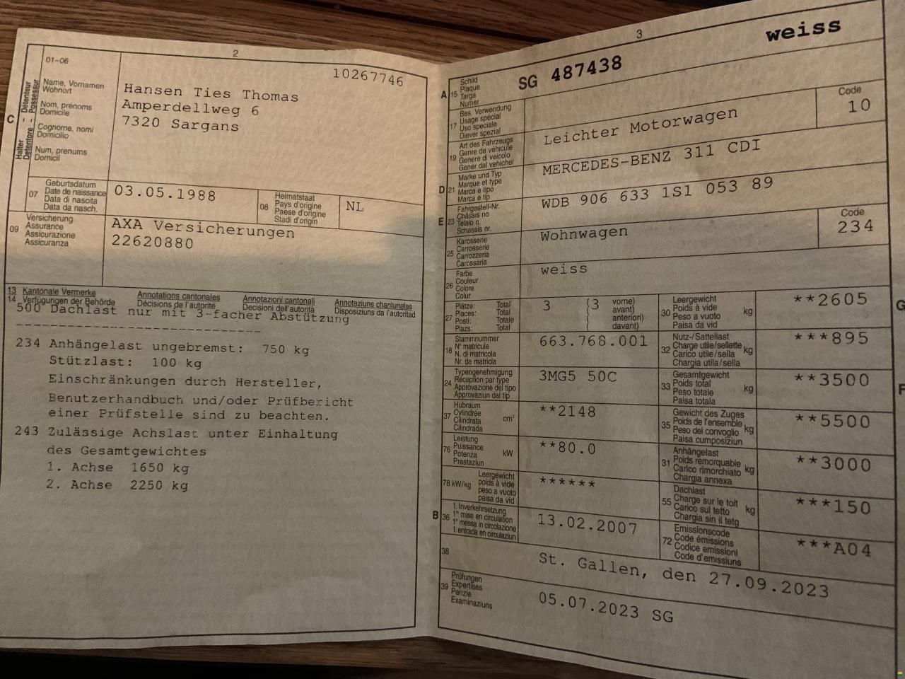 Mercedes Benz Sprinter