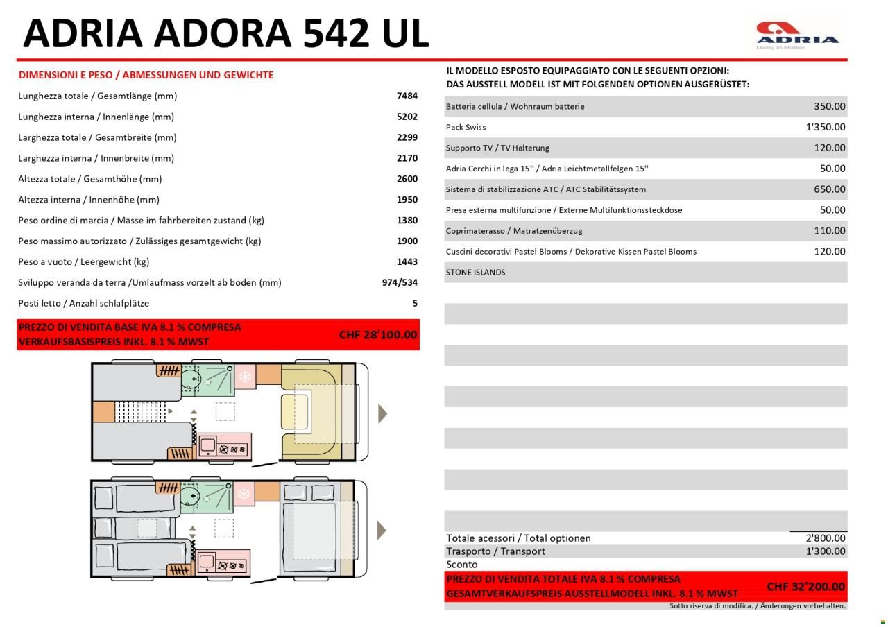 Adria ADORA 542 UL