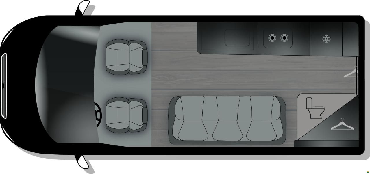 Crosscamp CamperVan Flex 541 3.5t L2H2 2.2 TD 165