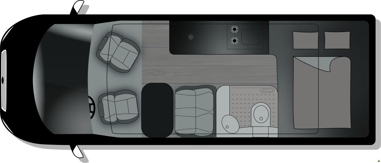Crosscamp CamperVan Full 600 3.5t L3H2 2.2 TD 140
