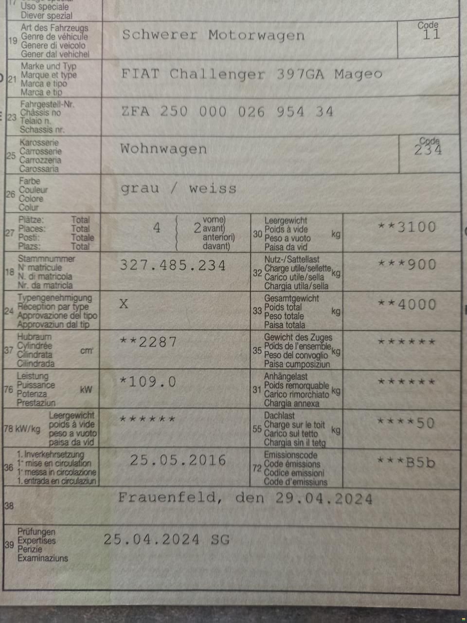 Challenger Mageo 397GA