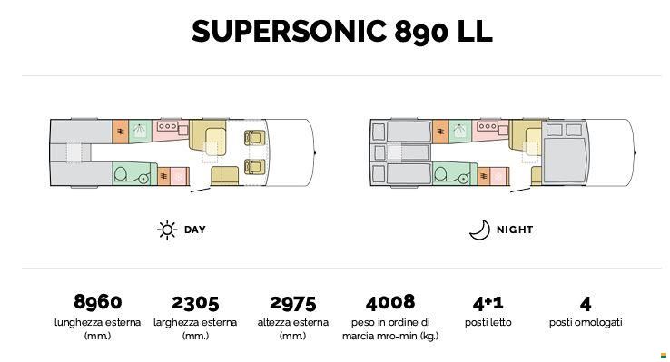 Adria SUPERSONIC 890 LL