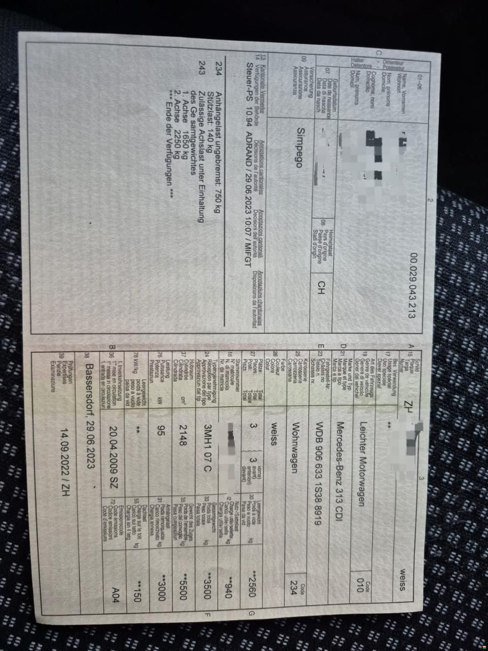 Mercedes Benz 313 CDI