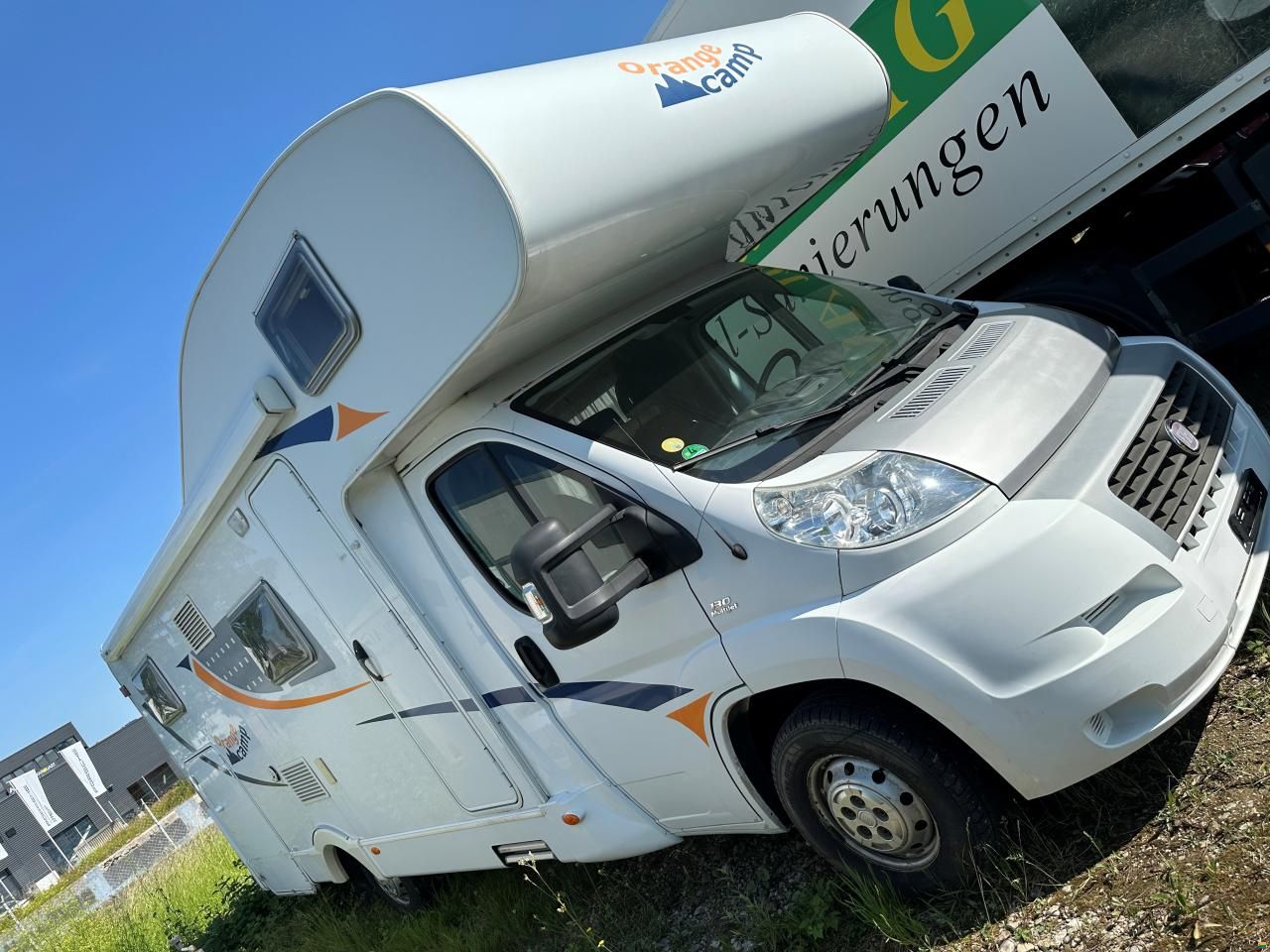 Fiat Ducato Orange Camp