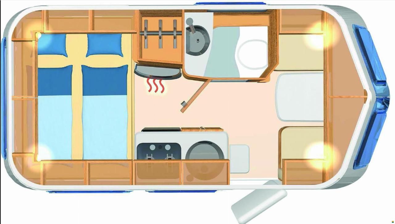 Eriba Touring 430 gelb