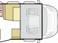 Adria Coral XL 660 SL F Alcôve