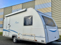 B&uuml;rstner Premio 400 TS mit Mover,Markise Caravan