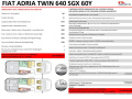 Adria TWIN 640 SGX 60Y Fourgonnette
