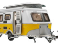 Eriba Touring 430 gelb Caravane